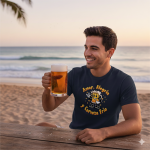 Camiseta Funny «Amor, Alegría y Cerveza Fría»