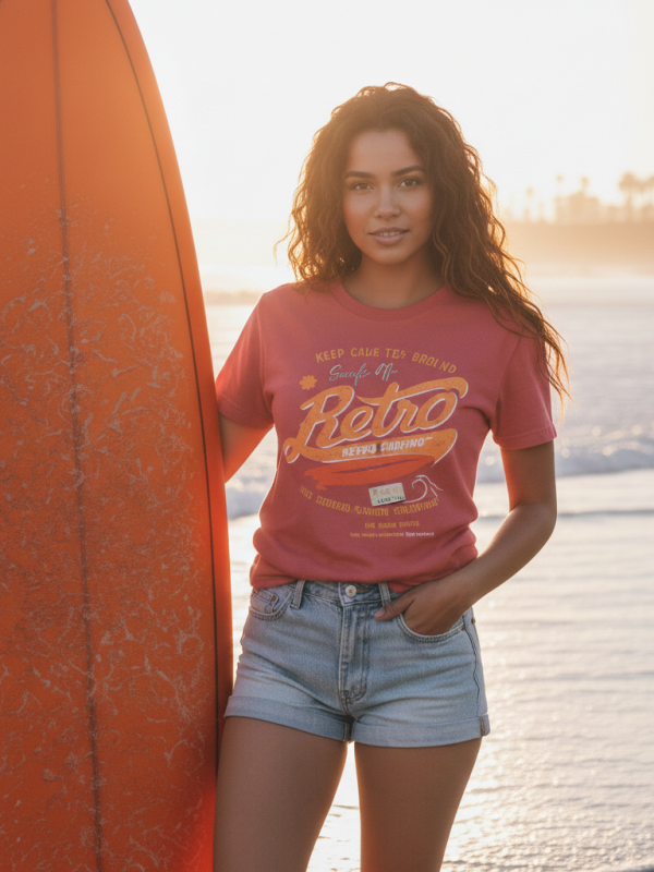 Camiseta Retro «Surf»