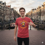 Camiseta Funny «Amor, Alegría y Cerveza Fría»