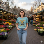 Camiseta Funny «Amor, Alegría y Cerveza Fría»