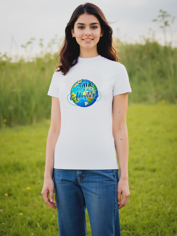 Camiseta Tendencias  «It’s Time for a new Adventure»