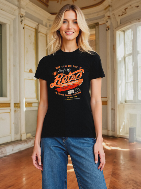 Camiseta Retro «Surf»