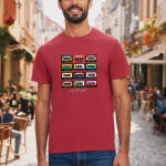 Camiseta Retro «my playlist»