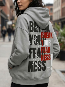 sudadera keep strong 'oversize'